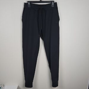 Outdoor Voices Mens Black Athletic Jogger Pants Size M Drawstring Pockets